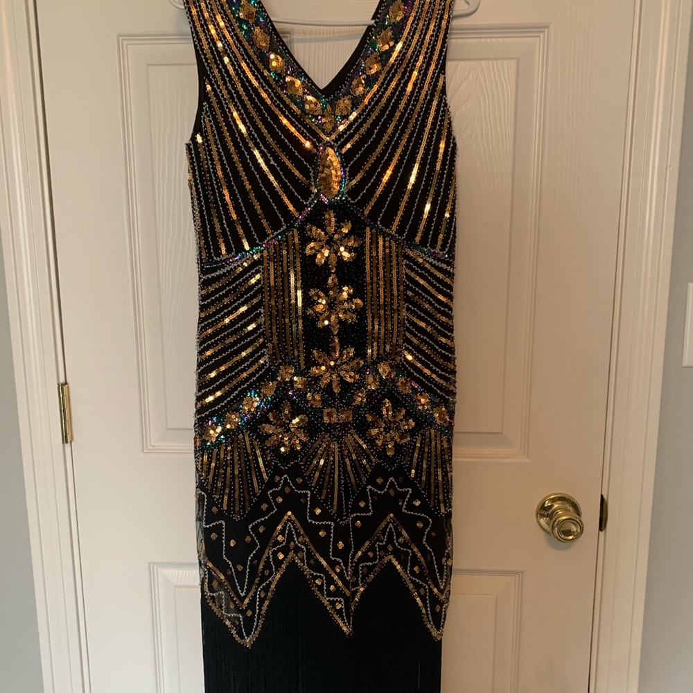 Sequined flapper dress